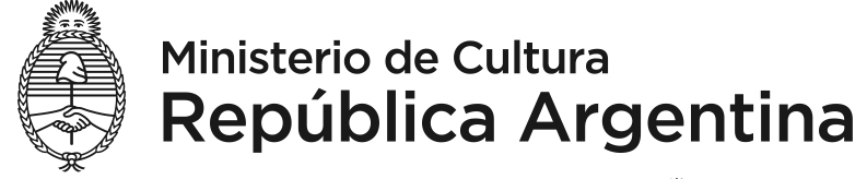 logotipo de ministerio de cultura república argentina