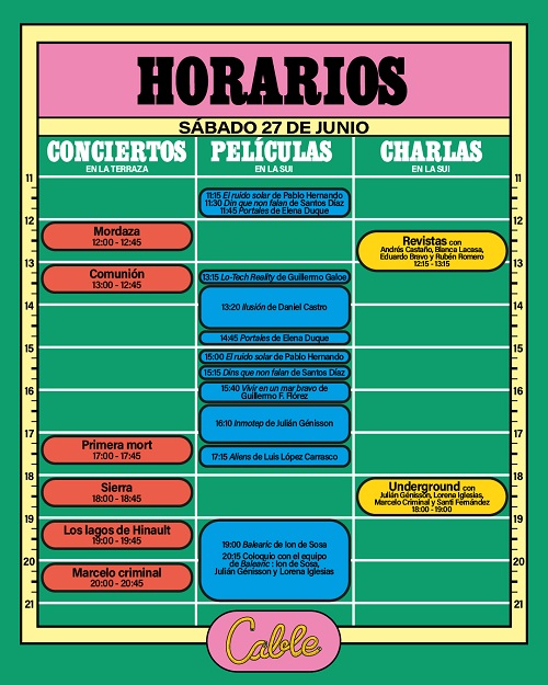 cable horarios
