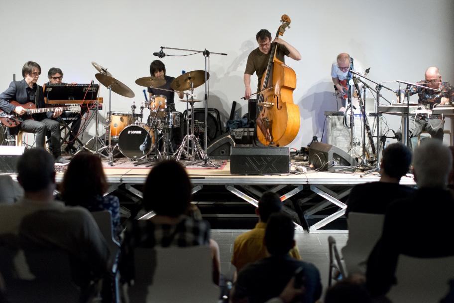 Inauguración de la exposición Espacio P en el CA2M, 2017. Foto: Arantxa Boyero