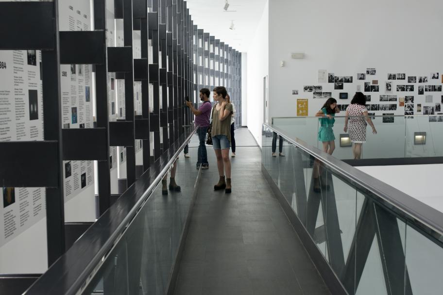 Inauguración de la exposición Espacio P en el CA2M, 2017. Foto: Arantxa Boyero