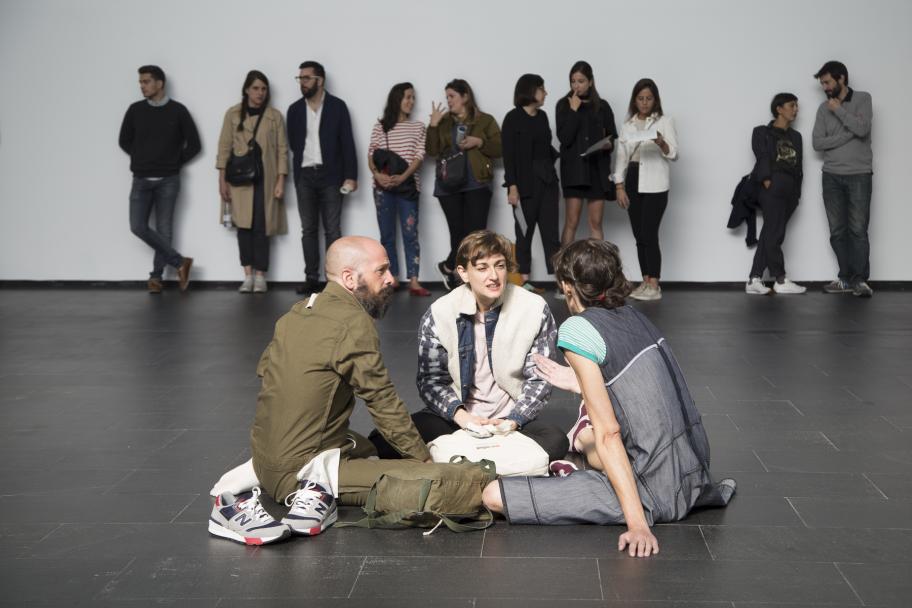 Una exposición coreografiada en el CA2M, 2017. Fotografía: Patricia Nieto