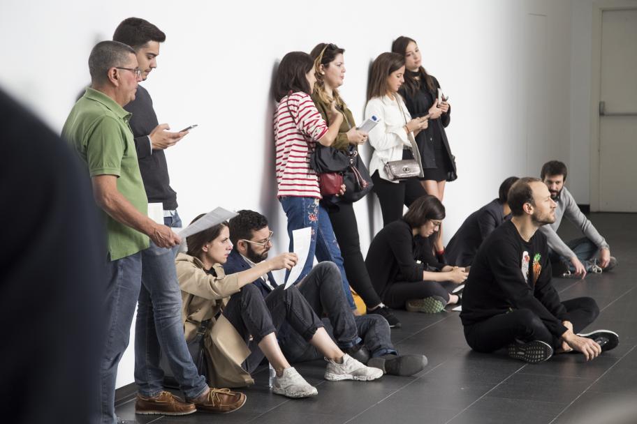 Una exposición coreografiada en el CA2M, 2017. Fotografía: Patricia Nieto