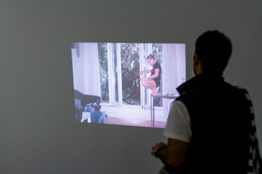 Exposición de Itziar Okariz en el CA2M, 2017. Fotografía: María Eugenia Serrano Díez