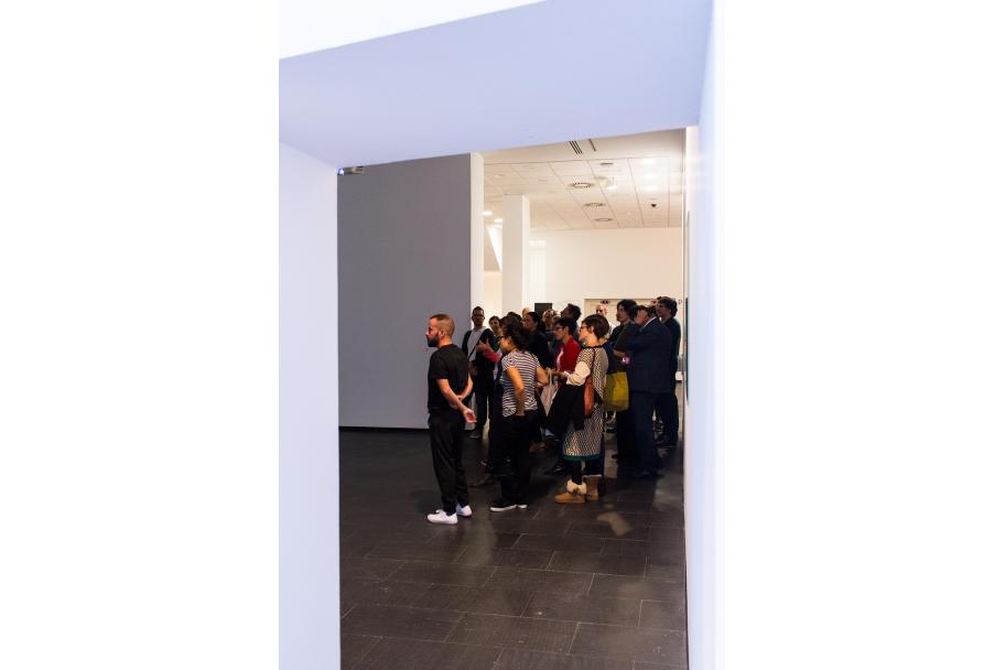 Exposición de Itziar Okariz en el CA2M, 2017. Fotografía: María Eugenia Serrano Díez