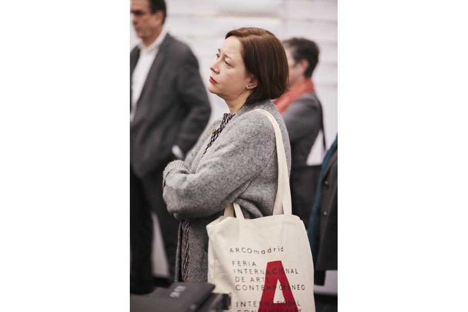 Inauguración de la exposición de Jorge Macchi en el CA2M, 2017. Foto: Pedro Agustín