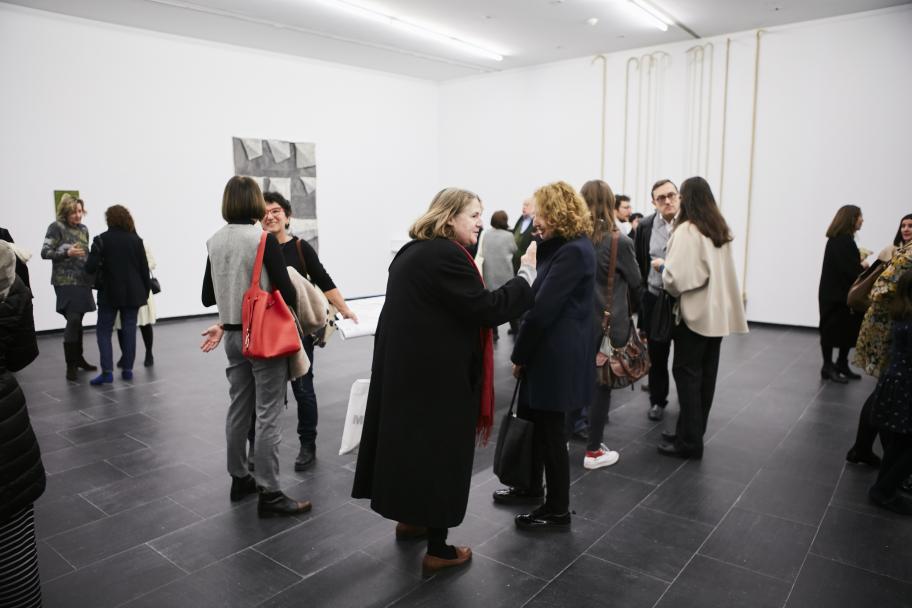 Inauguración de la exposición de Jorge Macchi en el CA2M, 2017. Foto: Pedro Agustín