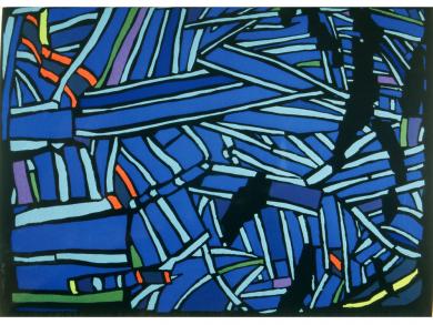 Main image of the artwork Tras la Vidriera Azul I