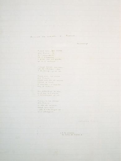 Main image of the artwork Missiva en versots a Picasso. Homenatge