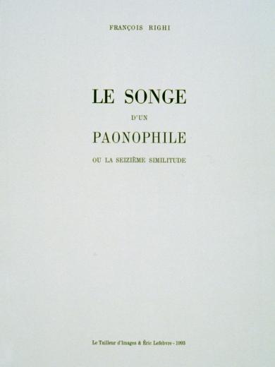 Main image of the artwork Le songe d'un paonophile ou la seizième similitude