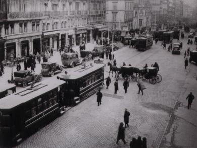 Main image of the artwork Panorama de la calle de Alcalá