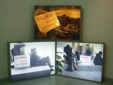 Main image of the artwork Silencio, artista descansando