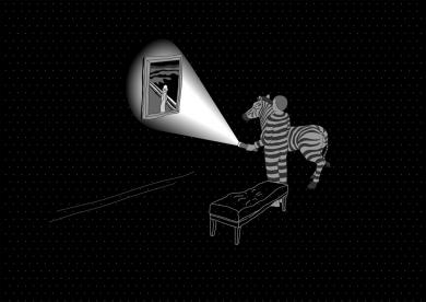 Main image of the artwork Sin título (Grito Munch). Serie La línea de sombra