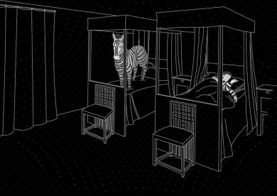 Main image of the artwork Sin título (Dormitorio). Serie La línea de sombra