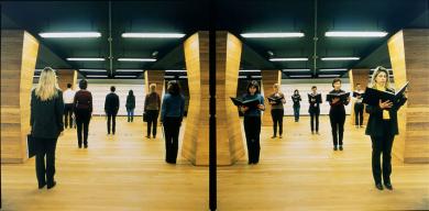 Main image of the artwork Sin título (díptico horizontal El Águila)