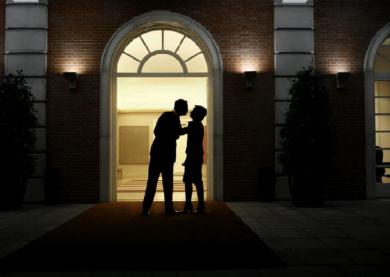 Main image of the artwork Rodríguez Zapatero y Fernández de la Vega. Palacio de la Moncloa, Madrid, 2008