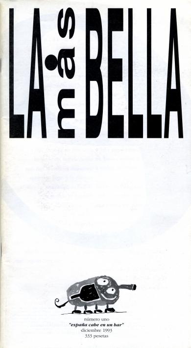 Main image of the artwork La más bella. nº 1 - ESPAÑA CABE EN UN BAR