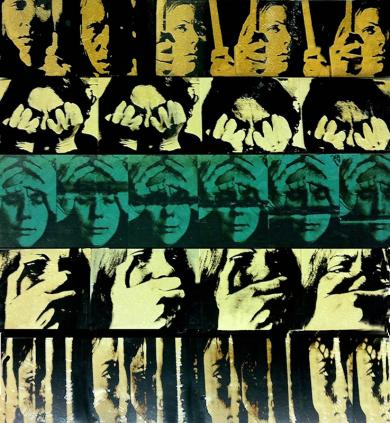 Main image of the artwork Cárcel, Mary Beth Edelson, Karen Sommerville. (De la serie: Women Violence. La Descarga)