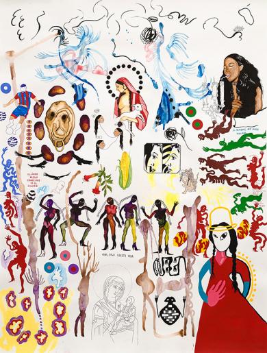 Main image of the artwork La Virgen gitana y el cordero