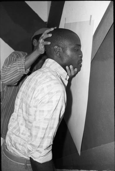 Main image of the artwork David Hammons/Clevon Little, Create a Body Print Los Angeles